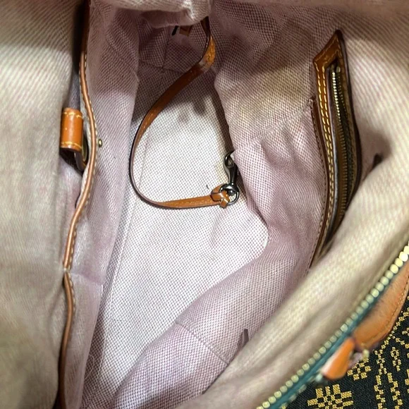 Dooney & Bourke Bag - Gorgeous Green/Tan - Picture 6 of 11